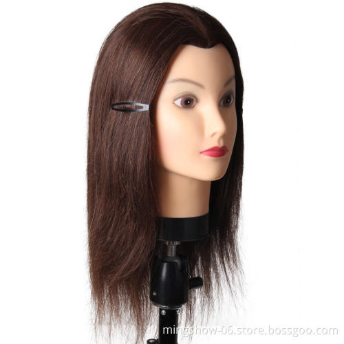 100% human hair mannequin head black mannequin head female
